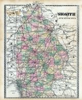 Illinois Railroad Map, Ford County 1884